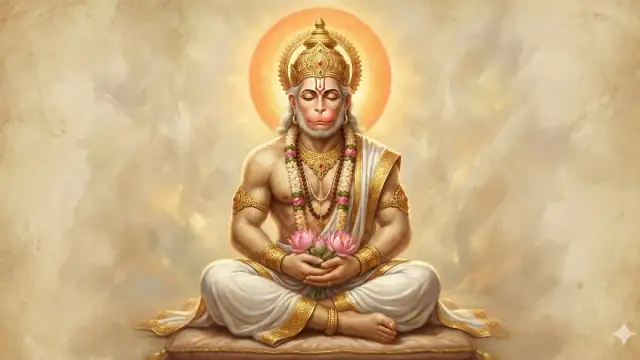 Devotional image for Hanuman Aarti