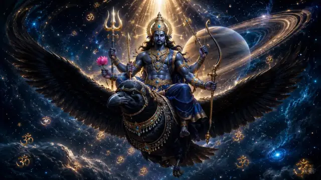 Devotional image for Shani Dev Aarti
